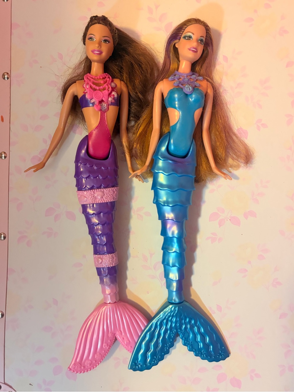 14” Barbie Mermaid Tale Kayla and Xylie Dolls Lot